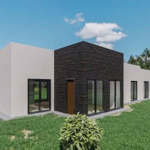 Casa Prefabricada 90 m2 Mediterránea