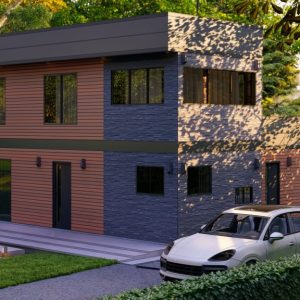 Casa Prefabricada 130 m2 (2 Pisos)