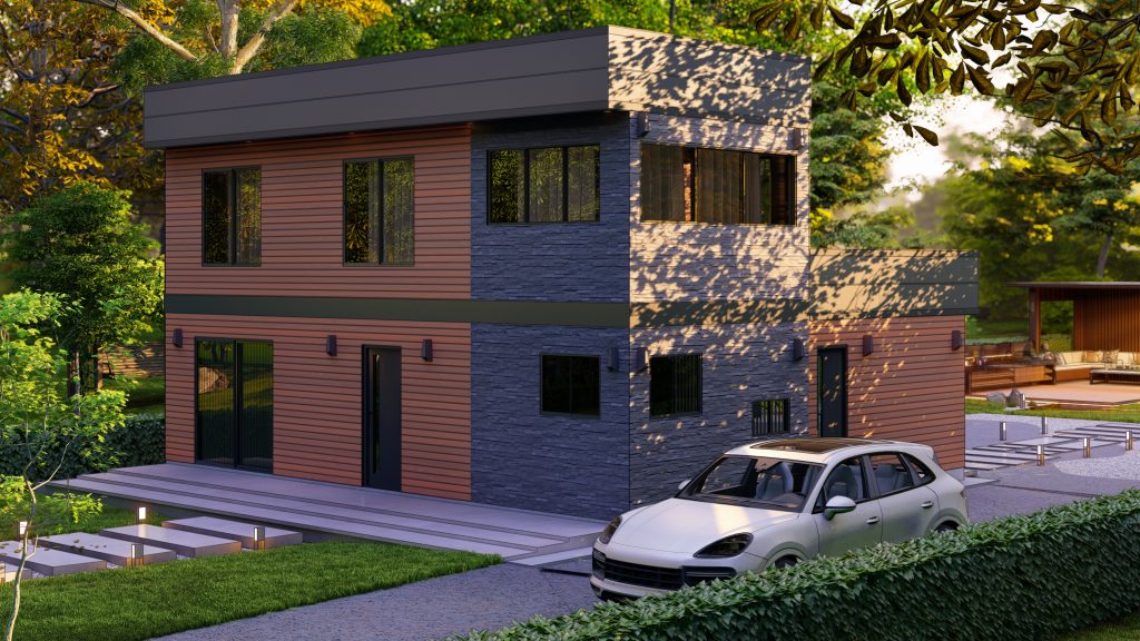 Casa Prefabricada 130 m2 (2 Pisos)